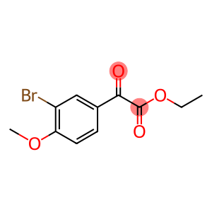 Benzeneacetic acid, 3-bromo-4-methoxy-α-oxo-, ethyl ester