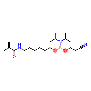 Phosphoramidous acid, N,N-bis(1-methylethyl)-, 2-cyanoethyl 6-[(2-methyl-1-oxo-2-propen-1-yl)amino]hexyl ester