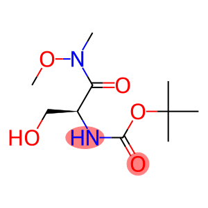 Tert-butyl (S)-(3-hydroxy-1-(methoxy(methyl)amino)-1-oxopropan-2-yl)carbamate