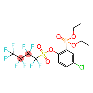 4-Chloro-2-(diethoxyphosphinyl)phenyl 1,1,2,2,3,3,4,4,4-nonafluoro-1-butanesulfonate