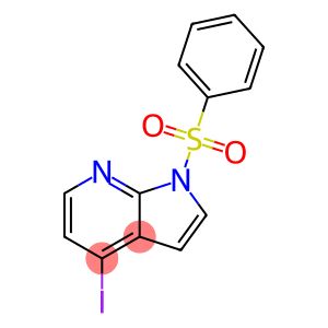 1-(Phenylsulphonyl)-4-iodo-7-azaindole