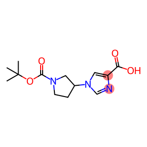 1-(1-tert-Butoxycarbonyl-pyrrolidin-3-yl)-1H-imidazole-4-carboxylic acid