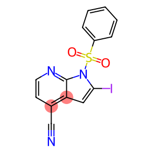 2-碘-1-(苯基磺酰基)-1H-吡咯并[2,3-B]吡啶-4-甲腈