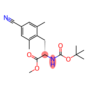 L-Phenylalanine, 4-cyano-N-[(1,1-dimethylethoxy)carbonyl]-2,6-dimethyl-, methyl ester