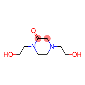 Piperazinone, 1,4-bis(2-hydroxyethyl)- (9CI)