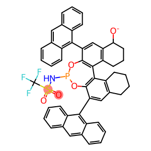 N-[(11BS)-2,6-双-9-蒽-8,9,10,11,12,13,14,15-八氢-8-氧联萘并[2,1-D:1',2'-F][1,3,2]二氧磷杂-4-基]-1,1,1-三氟甲磺酰胺