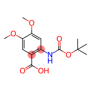 2-叔丁氧基羰氨基-4,5-二甲氧基苯甲酸