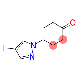 4-(4-iodopyrazol-1-yl)cyclohexanone