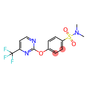 N,N-Dimethyl-4-{[4-(trifluoromethyl)pyrimidin-2-yl]oxy}benzenesulphonamide