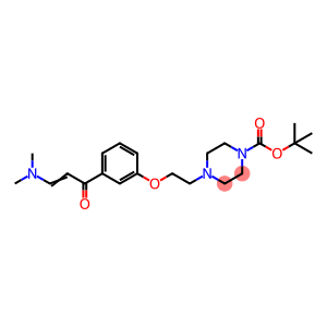 3-(Dimethylamino)-1-{3-[2-(4-tertbutoxycarbonylpiperazin-1-yl)ethoxy]phenyl}-prop-2-ene-1-one