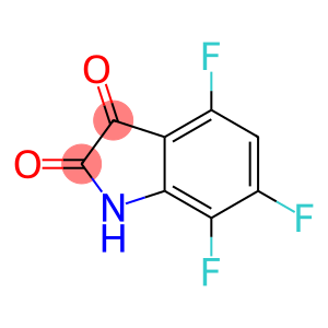 4,6,7-Trifluoro-1H-indole-2,3-dione