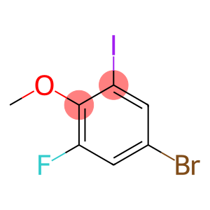 Benzene, 5-bromo-1-fluoro-3-iodo-2-methoxy-