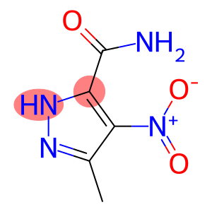 5-Methyl-4-nitro-2H-pyrazole-3-carboxylicacidamide