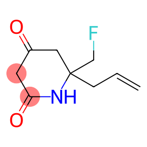 6-Allyl-6-(fluoromethyl)piperidine-2,4-dione