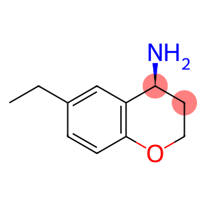 (4S)-6-ETHYL-3,4-DIHYDRO-2H-1-BENZOPYRAN-4-AMINE