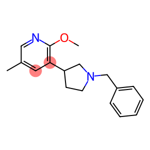 3-(1-Benzylpyrrolidin-3-yl)-2-methoxy-5-methylpyridine