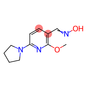 (E)-2-Methoxy-6-(pyrrolidin-1-yl)nicotinaldehyde oxime