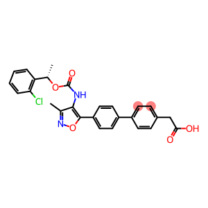 [1,1'-BIPHENYL]-4-ACETIC ACID, 4'-[4-[[[(1S)-1-(2-CHLOROPHENYL)ETHOXY]CARBONYL]AMINO]-3-METHYL-5-ISOXAZOLYL]-