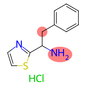 2-Thiazolemethanamine, .alpha.-(phenylmethyl)-, hydrochloride (1:1)