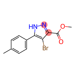 4-Bromo-5-p-tolyl-2H-pyrazole-3-carboxylic acid methyl ester