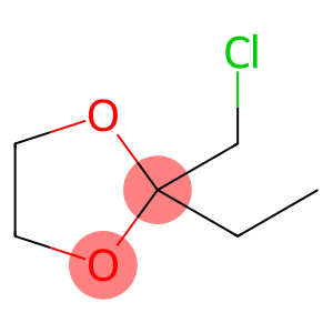 1,3-Dioxolane,  2-(chloromethyl)-2-ethyl-