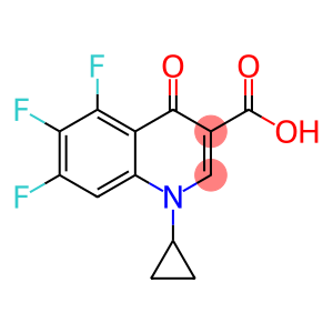 3-Quinolinecarboxylic acid, 1-cyclopropyl-5,6,7-trifluoro-1,4-dihydro-4-oxo-