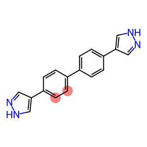 4,4'-bis(1H-pyrazol-4-yl)biphenyl, 4,4'-di(1H-pyrazol-4-yl)biphenyl