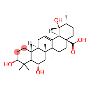 (3beta,6beta)-3,6,19-Trihydroxyurs-12-en-28-oic acid