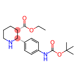 cis-ethyl 2-(4-((tert-butoxycarbonyl)amino)phenyl)piperidine-3-carboxylate(WXG00046)