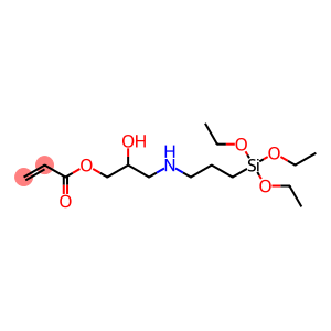 Acryloxyhydroxypropylaminopropyltriethoxysilaneinm