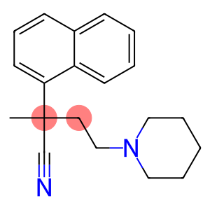 α-Methyl-α-(2-piperidinoethyl)-1-naphthaleneacetonitrile