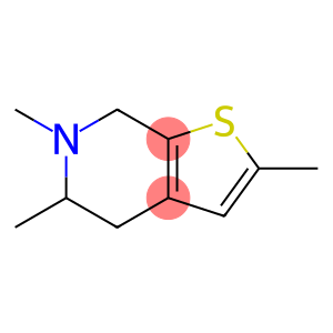Thieno[2,3-c]pyridine, 4,5,6,7-tetrahydro-2,5,6-trimethyl- (9CI)