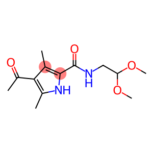 4-Acetyl-N-(2,2-dimethoxyethyl)-3,5-dimethyl-1H-pyrrole-2-carboxamide