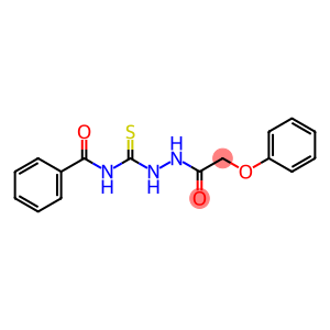 Acetic acid, 2-phenoxy-, 2-[(benzoylamino)thioxomethyl]hydrazide