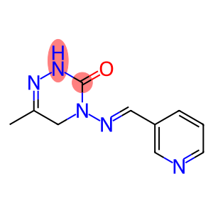 4,5-Dihydro-6-Methyl-4-[(E)-(3-pyridinylMethylene)aMino]-1,2,4-triazin-3(2H)-one