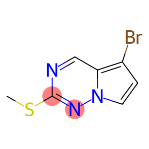 5‐bromo‐2‐(methylsulfanyl)pyrrolo[2,1‐ f][1,2,4]triazine