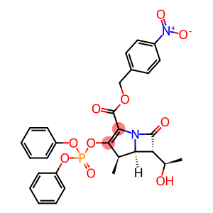 4-NITROBENZYL (4R,5S,6S)-3-(DIPHENYLOXY)PHOSPHORYLOXY-6-[(1R)-1-HYDROXYETHYL]-4-METHYL-7-OXO-1-AZABICYCLO[3,2,0]HEPT-2-ENE-2-CARBOXYLATE