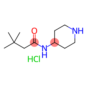 3,3-Dimethyl-N-(piperidine-4-yl)butanamido hydrochloride