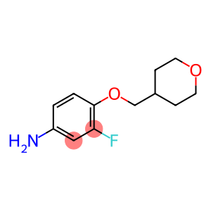 3-Fluoro-4-[(tetrahydro-2H-pyran-4-yl)methoxy]aniline