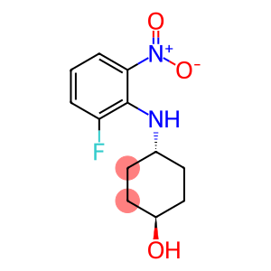 (1R,4R)-4-((2-Fluoro-6-nitrophenyl)-amino)cyclohexanol