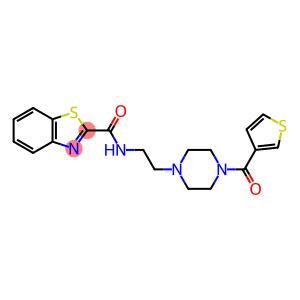 2-Benzothiazolecarboxamide, N-[2-[4-(3-thienylcarbonyl)-1-piperazinyl]ethyl]-