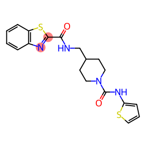 2-Benzothiazolecarboxamide, N-[[1-[(2-thienylamino)carbonyl]-4-piperidinyl]methyl]-