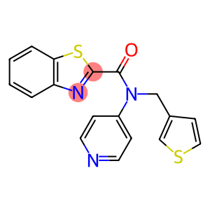 2-Benzothiazolecarboxamide, N-4-pyridinyl-N-(3-thienylmethyl)-