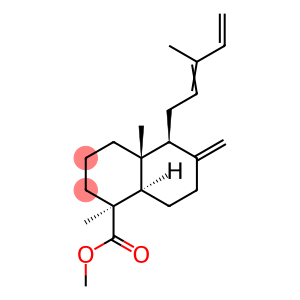 (1S,8aα)-1,4aβ-Dimethyl-5β-(3-methyl-2,4-pentadienyl)-6-methylenedecalin-1β-carboxylic acid methyl ester