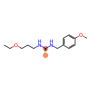 1-(3-ethoxypropyl)-3-[(4-methoxyphenyl)methyl]thiourea
