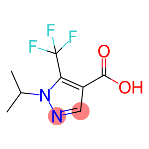1H-Pyrazole-4-carboxylic acid, 1-(1-methylethyl)-5-(trifluoromethyl)-