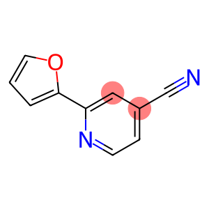 4-Pyridinecarbonitrile, 2-(2-furanyl)-