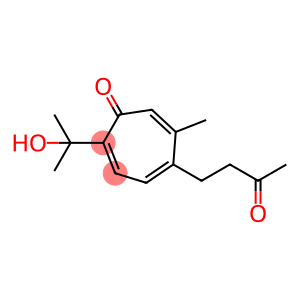 2-(1-Hydroxy-1-methylethyl)-6-methyl-5-(3-oxobutyl)-2,4,6-cycloheptatrien-1-one