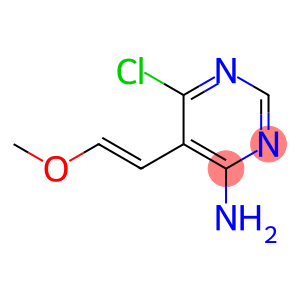 (E)-6-氯-5-(2-甲氧基乙烯基)嘧啶-4-胺