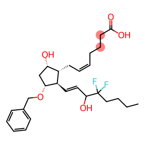 (Z)-7-[(1R,2R,3R,5S)-2-((E)-4,4-difluoro-3-hydroxy-1-octenyl)-3-(phenylmethoxy)-5-hydroxycyclopentyl]-5-heptenoic acid